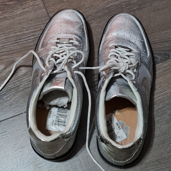 Nike AF1 Downtown silver size 9 - Picture 3 of 7